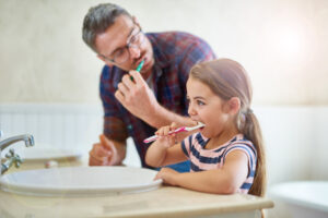 astoria brushing and flossing